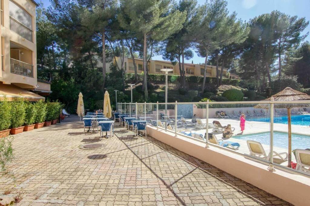 Appartement Piscine Tennis Acces Prive Plage Joia 사나리쉬르메르 외부 사진